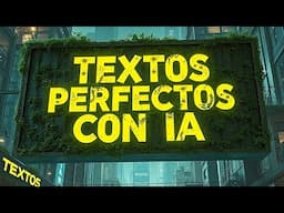 Crea textos perfectos con IA y Flux | Stable diffusion en español