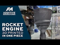 Rocket Engine 3D Printed in One Piece with No Postprocessing | Formnext 2024