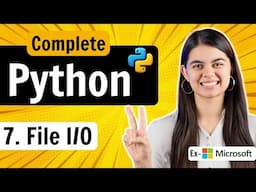 Lecture 7 : File Input/Output in Python