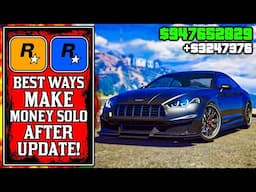 It's THAT Simple.. The BEST WAY To Make Money SOLO After UPDATE in GTA Online! (GTA5 Fast Money)