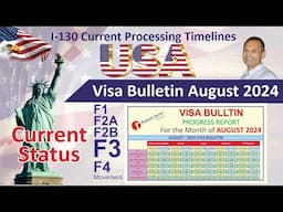 USA Visa Bulletin August 2024, Family & Employ, Based Category, US Family Visa F1, F2A, F2B, F3, F4