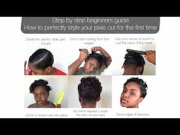 Detailed #pixiehaircut curling & styling guide