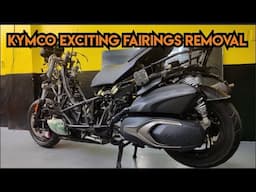 KYMCO EXCITING FAIRINGS REMOVAL