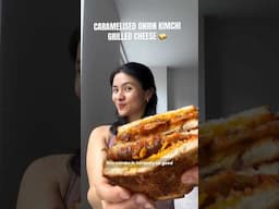 You need to try this combo - caramelised onion kimchi grilled cheese sandwich! 🥪 #kimchi #cheese