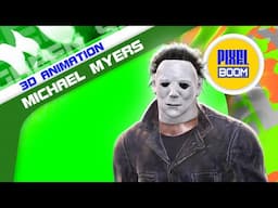 Green Screen Michael Myers Serial Killer Halloween 3D Animations - PixelBoom