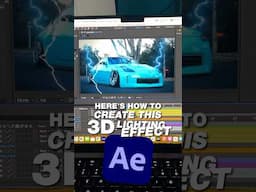 3D Lightning Effect In After Effects ⚡️