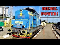 Diesel Power Trains and Locomotives nearby Sofia, Bulgaria!