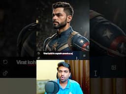 VIRAT KOHLI as CAPTAIN AMERICA using Ai 😱 #shorts #viratkohli