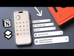 Notion on iPhone Just Got Better! New Notion Shortcuts - iOS18