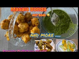 Masala bonda/ vegetable bonda/ pakora/ easy vegetarian snack/ Somy’s Delicious World