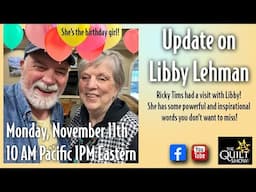 Ricky Tims LIVE - A Visit with Libby Lehman