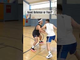 Good Defense Or Foul? 🤔 #viral #trending #basketballshorts #basketball #kennychao