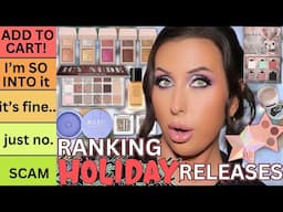 Ranking NEW HYPED Holiday Makeup Releases! What to SKIP and What to SHOP!