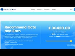 Earn €30,420 A Year With Octo Browser Affiliate Program