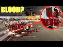 If you ever see this Fire Truck with BLOOD all over it, Drive Away Fast! (It's a trap)