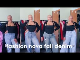 FASHION NOVA FALL DENIM HAUL!