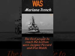 Bathyscaphe Trieste. The Mariana Trench. The mystery of immersion