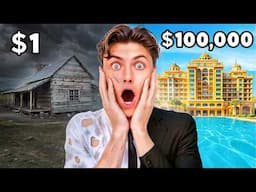 $1 vs  $100,000 Mystery Vacation!!