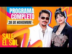 ¿Nodal volverá con Cazzu? | Sale el Sol Completo | 26/11/2024