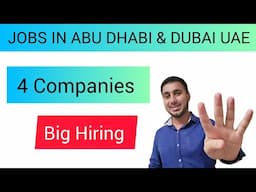 JOBS IN DUBAI & ABU DHABI  UAE  4 COMPANIES WALK IN INTERVIEW | FOUGHTY1