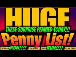 🥳🥳HUGE! DOLLAR GENERAL PENNY LIST & CLEARANCE UPDATES! November 12, 2024