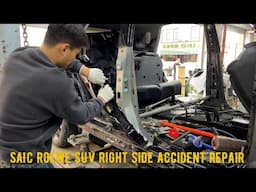 How to repair a vehicle with right side damage