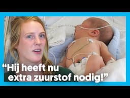 BABY met KLAPLONG met SPOED naar het ZIEKENHUIS | Handen aan de couveuse | EO