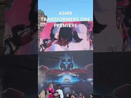 ASMR MOVIE PREMIERE TRANSFORMERS ONE VLOG #asmr #triggers #asmrsounds #satisfying #transformersone