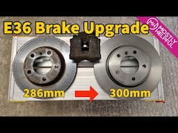 BMW E36 - CHEAP big brake upgrade using E46 325Ci parts