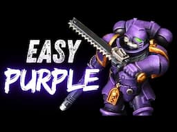 Painting Purple Power Armour - How to Paint Hawk Lords