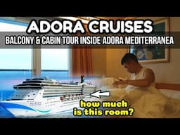 NEW ADORA CRUISES ROOM CABIN TOUR || Inside Adora Mediterranea Cruise Ship + Room prices Update