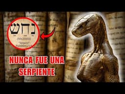 La SERPIENTE del GÉNESIS NO ERA una SERPIENTE | TEXTO HEBREO ANTIGUO REVELA LA VERDAD