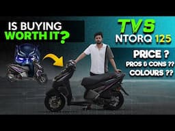 2024 TVS Ntorq 125 cost & colours with full Detailed review in telugu