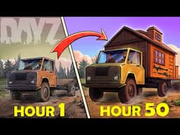 I Survived 50 HOURS in a MOVING BASE! - DayZ