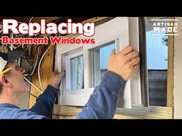 How To Replace A Basement Window / DIY Home Improvement / Step by Step Window Installation