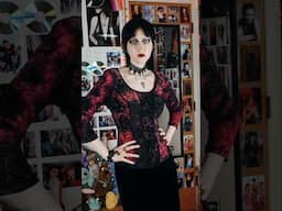 Another simple whimsigoth look #whimsigoth #gothic #fall #fashion #thrift