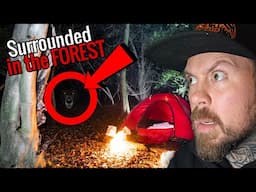 We're Surrounded!! HAUNTED CAMPING in Dogman Firest Brinscall Woods