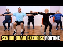 20-Minute Chair Exercises For Seniors: Simple Seated Workout For Over 60s - Fitness Workout