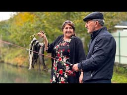 We Caught and Cooked 15 Kilos of Trout with Grandpa! The Best Fish Recipe on the Stove!