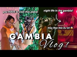 VLOG: NEW WAFFLE & ICE CREAM SHOP, NIGHTLIFE IN THE GAMBIA + AFROBEATS PARTY ON THE BEACH! 🇬🇲