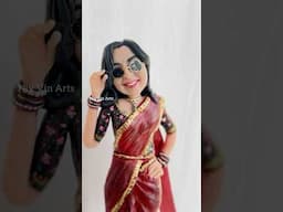 Clay sculpture | Manju Warrier|#sculpture #clayart #manasilaayo #manjuwarrier