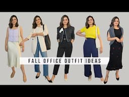 FALL OFFICE OUTFIT IDEAS | Fall 2024