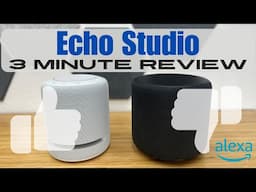 Echo Studio Full Review in 3 Minutes