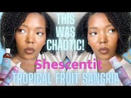 A CHAOTIC Review | She Scent It Tropical Fruit Sangria Collection on Fine Natural Hair!