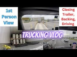 Trucking With 1st Person View / Closing Trailer / Backing Trailer / Walk Away Leasing