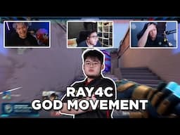 STREAMER REACTION TO AE RAY4C NEON INSANE QUADKILL