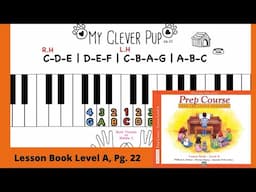 Alfred Piano Prep Course Lesson Book Level A. pg.22 “ My Clever Pup”