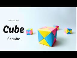 How to Make an Origami Sanobe Cube | step by step guide for beginners