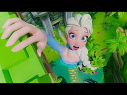 Elsa Frozen - Fell From The Highest Cliff!