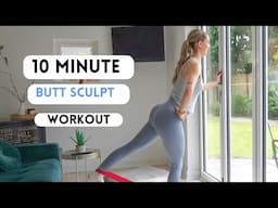 10 MINUTE BUTT LIFTING WORKOUT | Grow your glutes | Strengthen your back